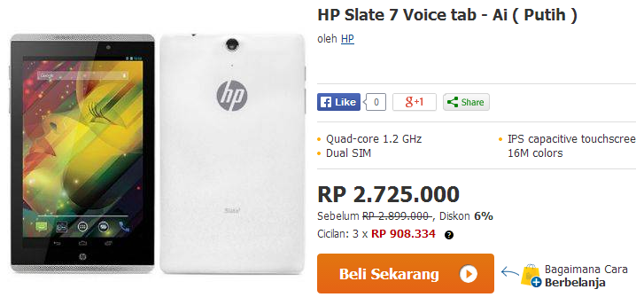 HP Slate 6 Voicetab